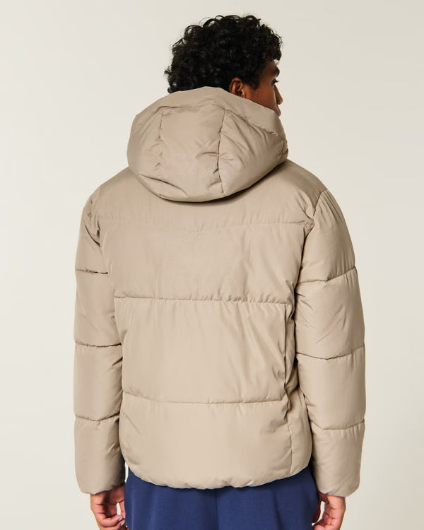 Hollister - Feel Good Faux Fur Puffer Jacket