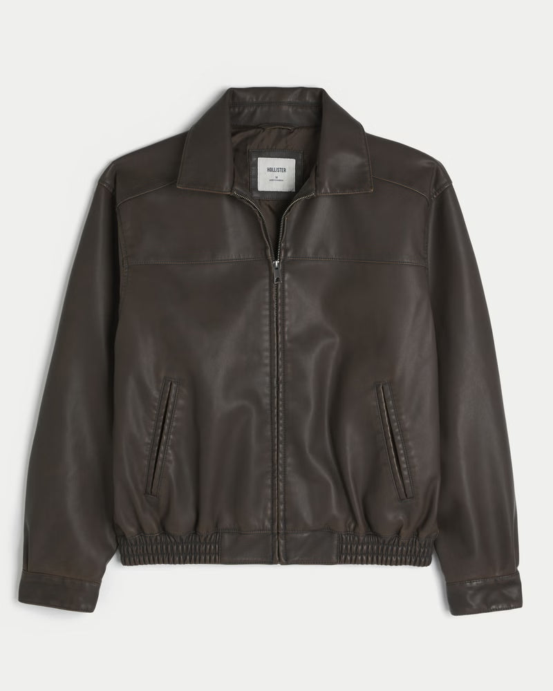 Hollister - Faux Leather Jacket