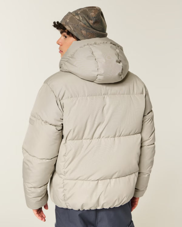 Hollister - Faux Fur Lined Puffer Jacket IMMEDIATE