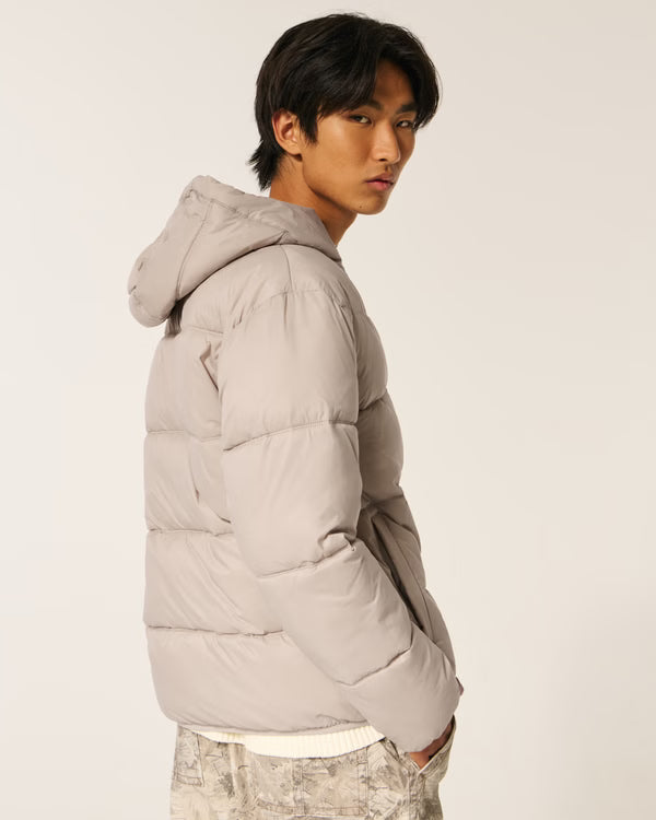 Hollister - Hooded Puffer Jacket IMMEDIATE