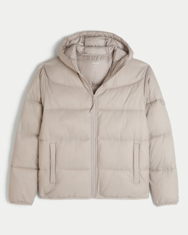 Hollister - Hooded Puffer Jacket IMMEDIATE