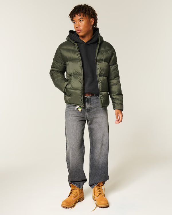 Hollister - Hooded Puffer Jacket IMMEDIATE