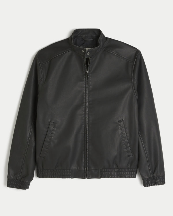 Hollister - Faux Leather Moto Jacket