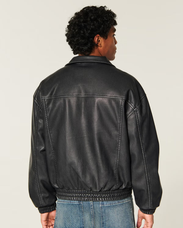 Hollister - Faux Leather Jacket