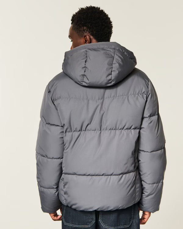 Hollister - Feel Good Faux Fur Puffer Jacket