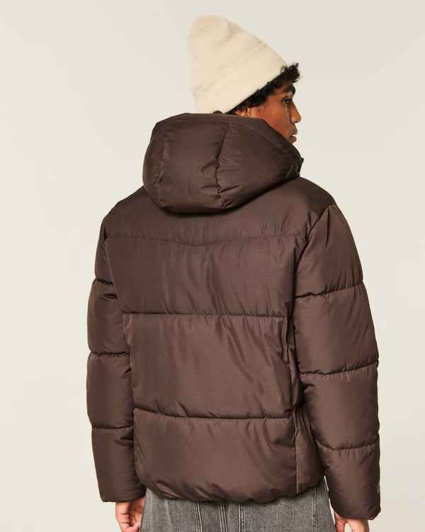 Hollister - Feel Good Faux Fur Puffer Jacket
