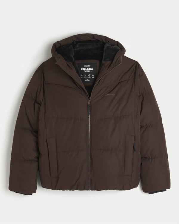 Hollister - Feel Good Faux Fur Puffer Jacket