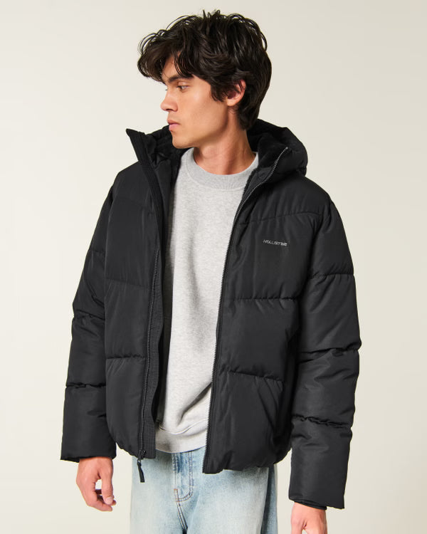 Hollister - Feel Good Faux Fur Puffer Jacket