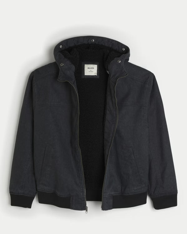 Hollister - Hooded Faux Fur-Lined Jacket