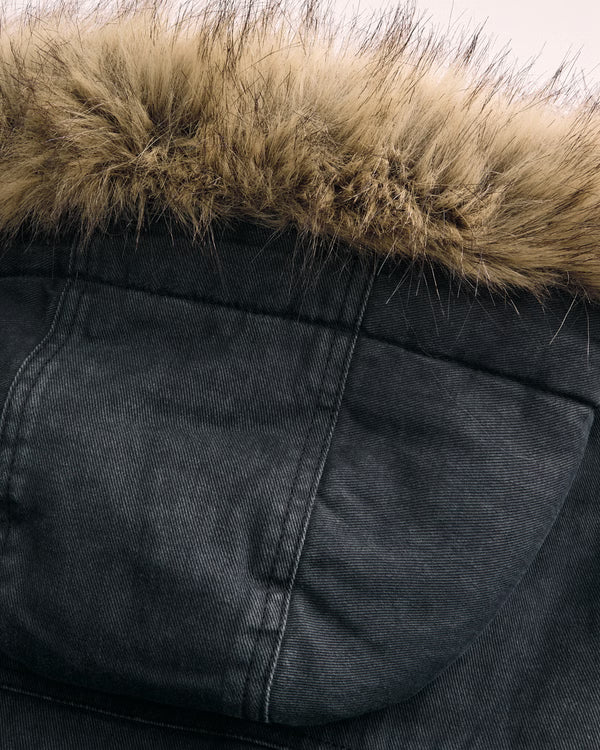 Hollister - Hooded Faux Fur-Lined Jacket