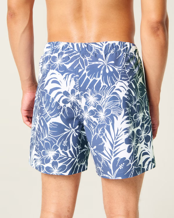 Hollister - Seersucker Vacation Swim Trunks