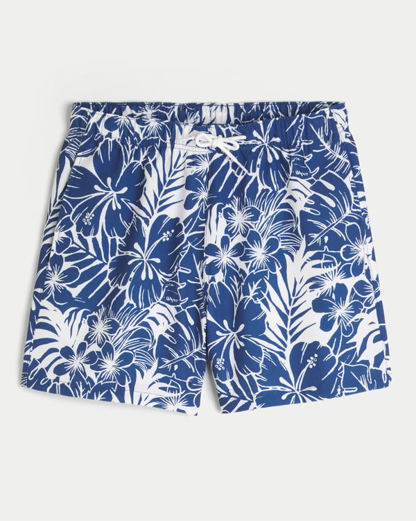 Hollister - Seersucker Vacation Swim Trunks