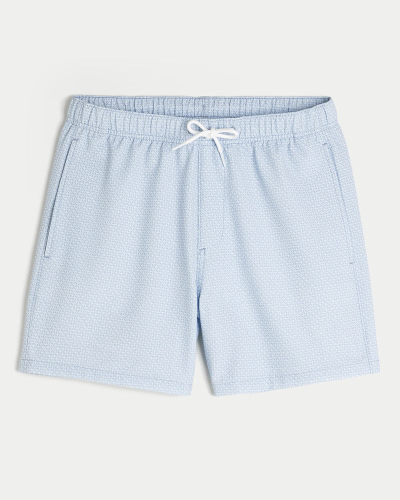 Hollister - Seersucker Vacation Swim Trunks