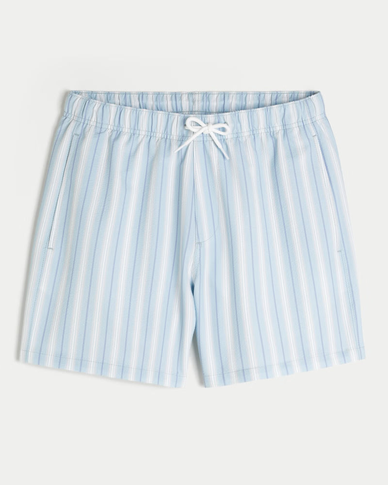Hollister - Seersucker Vacation Swim Trunks
