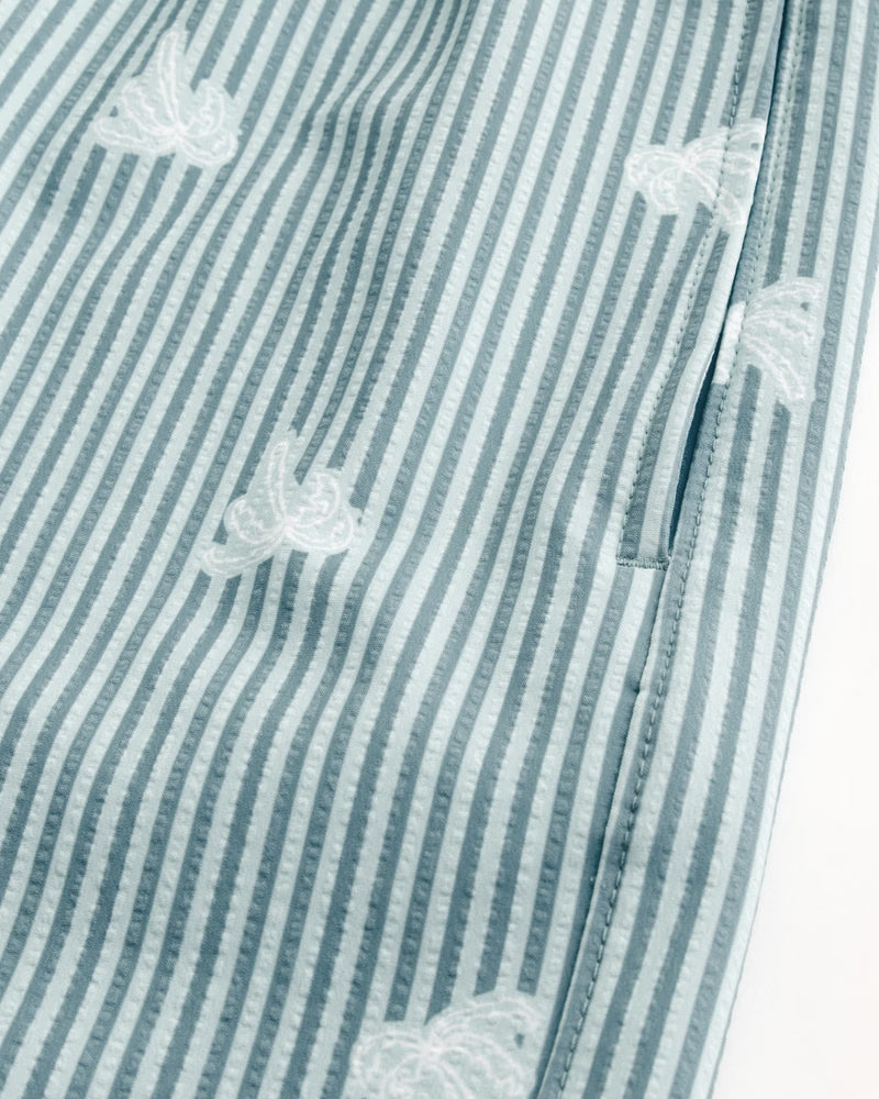 Hollister - Seersucker Vacation Swim Trunks
