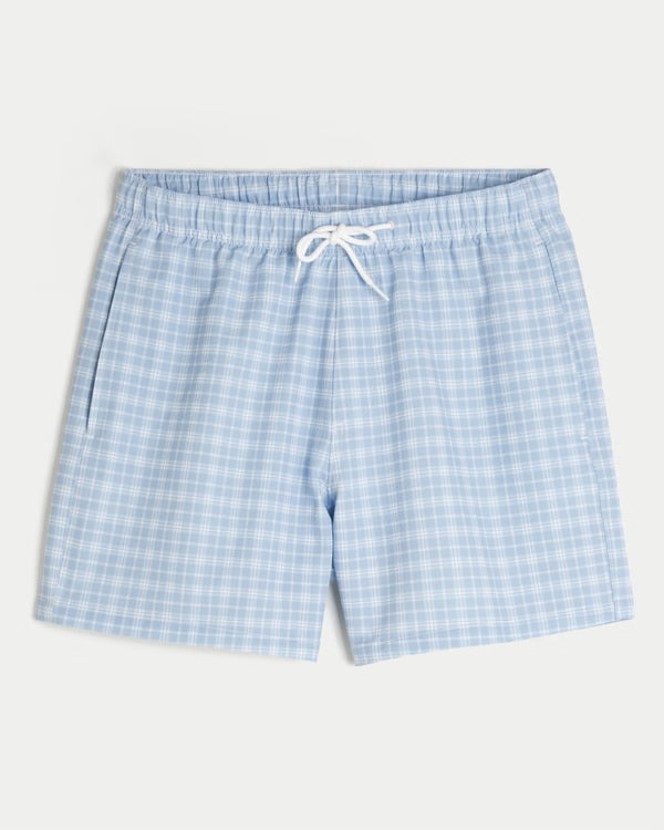 Hollister - Seersucker Vacation Swim Trunks