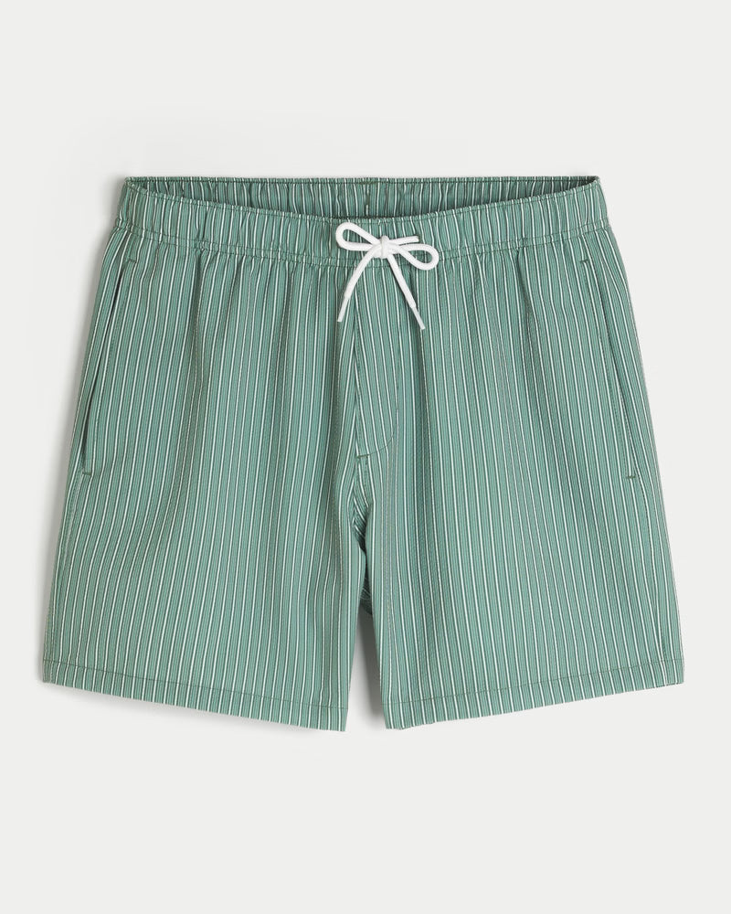 Hollister - Seersucker Vacation Swim Trunks