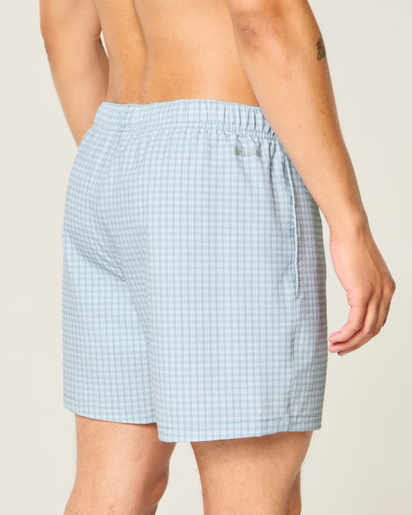Hollister - Seersucker Vacation Swim Trunks