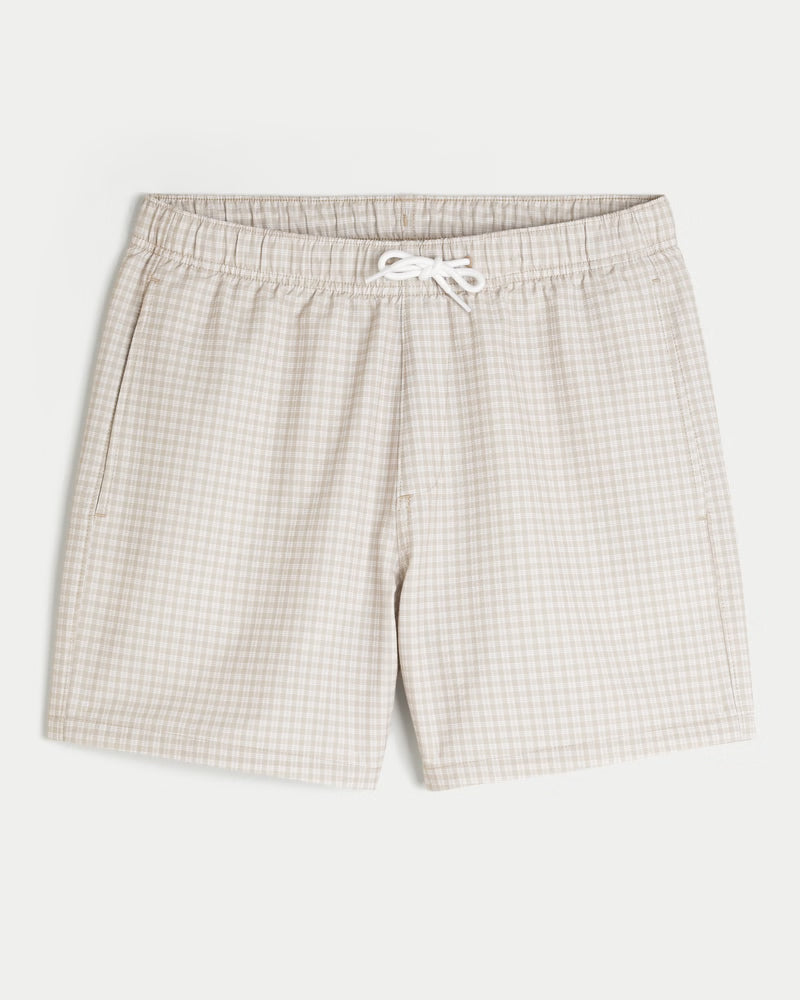 Hollister - Seersucker Vacation Swim Trunks