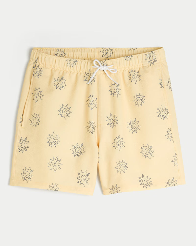 Hollister - Seersucker Vacation Swim Trunks