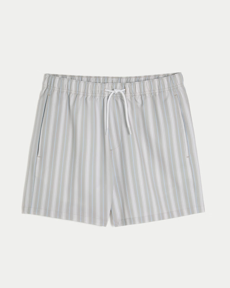 Hollister - Seersucker Vacation Swim Trunks