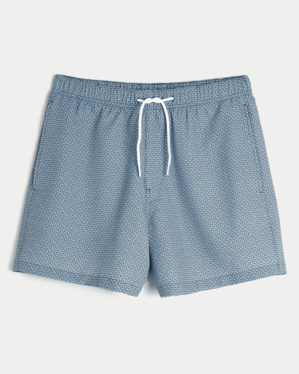 Hollister - Seersucker Vacation Swim Trunks
