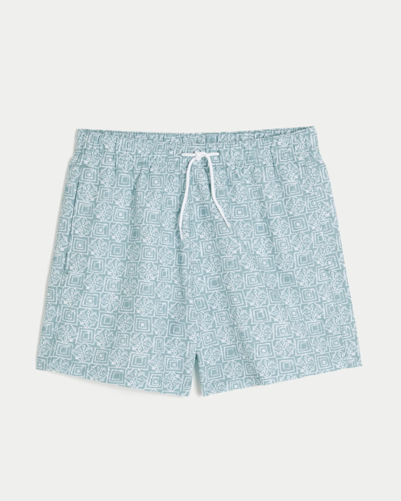 Hollister - Seersucker Vacation Swim Trunks