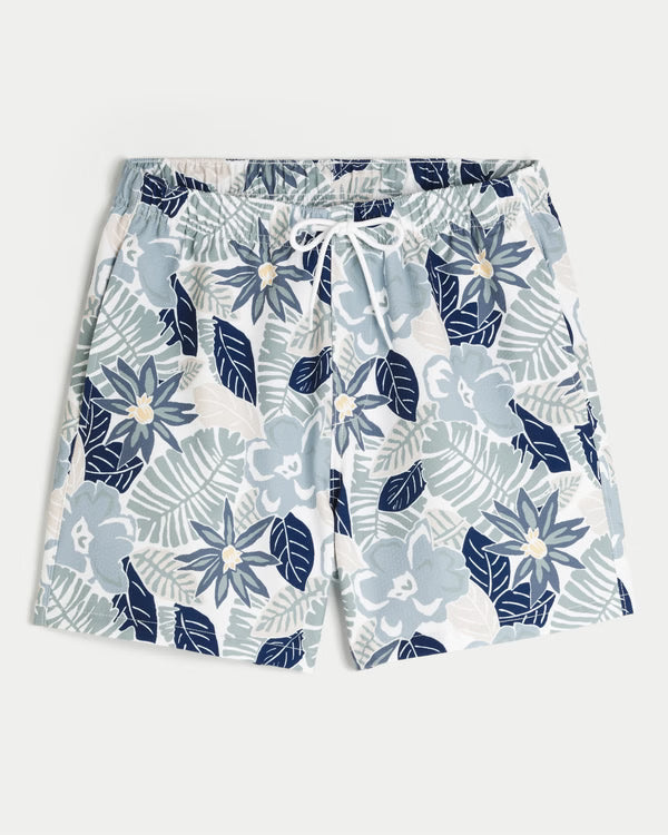 Hollister - Seersucker Vacation Swim Trunks