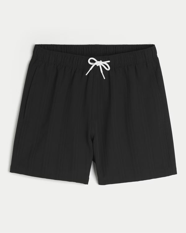 Hollister - Seersucker Vacation Swim Trunks
