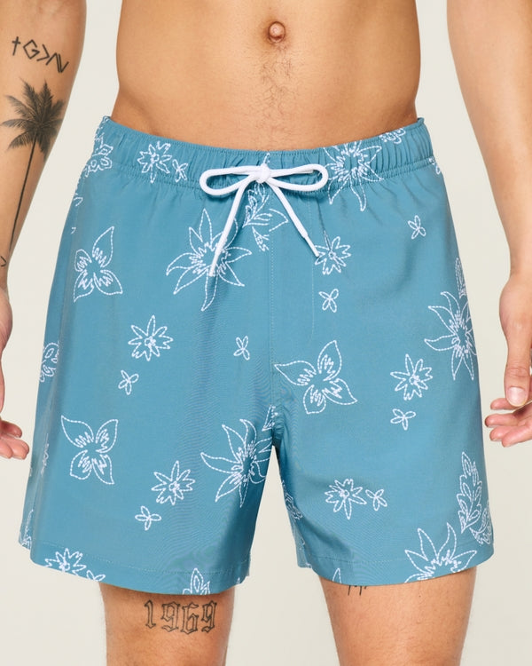 Hollister - Mid-Thigh Volley Swim Trunks