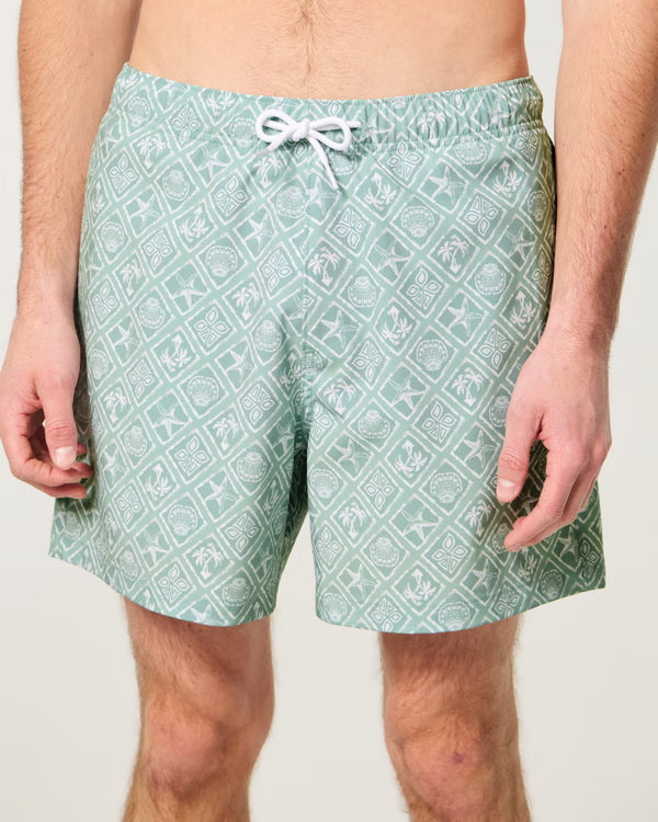Hollister - Mid-Thigh Volley Swim Trunks