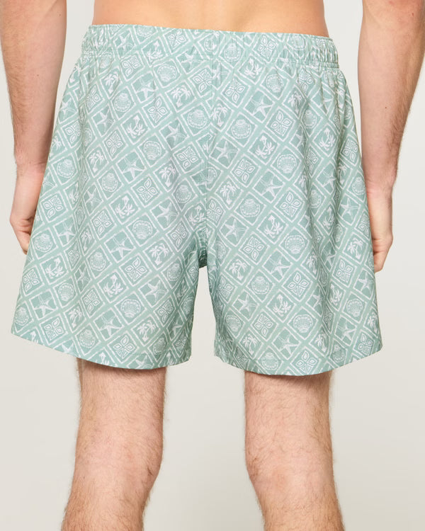 Hollister - Mid-Thigh Volley Swim Trunks