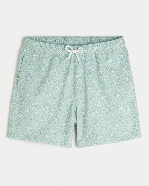 Hollister - Mid-Thigh Volley Swim Trunks