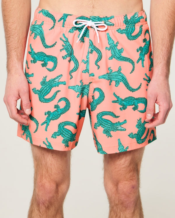 Hollister - Mid-Thigh Volley Swim Trunks