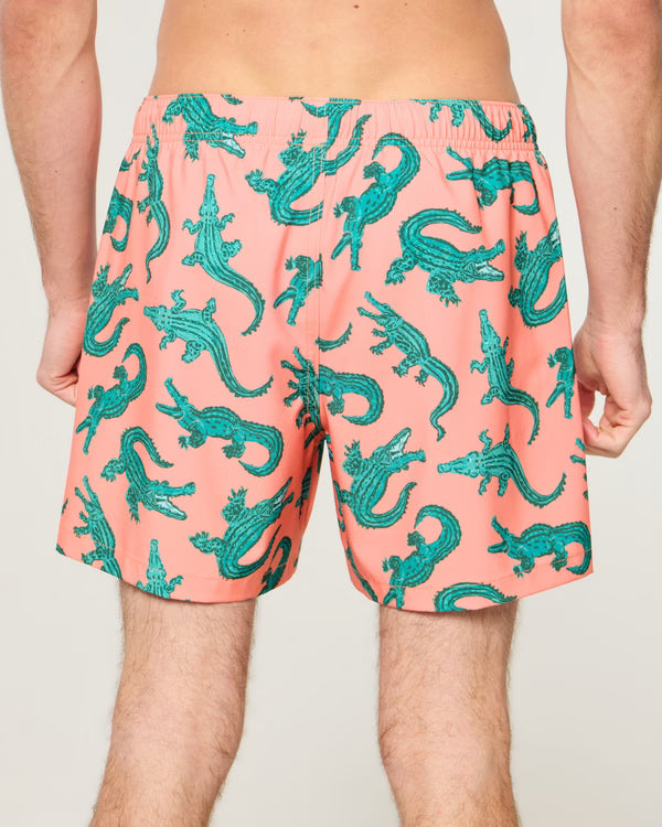 Hollister - Mid-Thigh Volley Swim Trunks