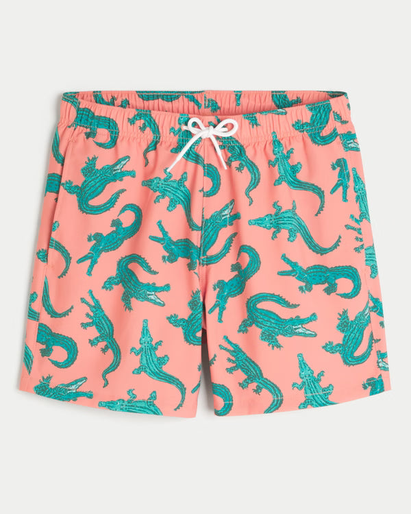 Hollister - Mid-Thigh Volley Swim Trunks