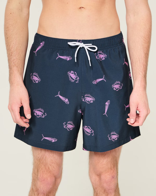 Hollister - Mid-Thigh Volley Swim Trunks