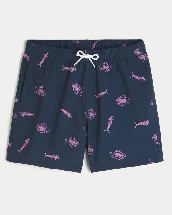 Hollister - Mid-Thigh Volley Swim Trunks