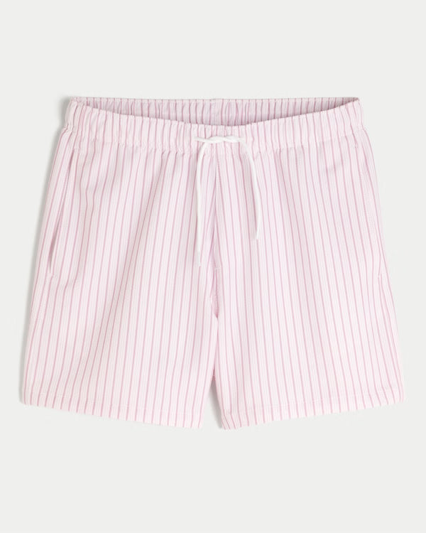 Hollister - Mid-Thigh Seersucker Swim Trunks