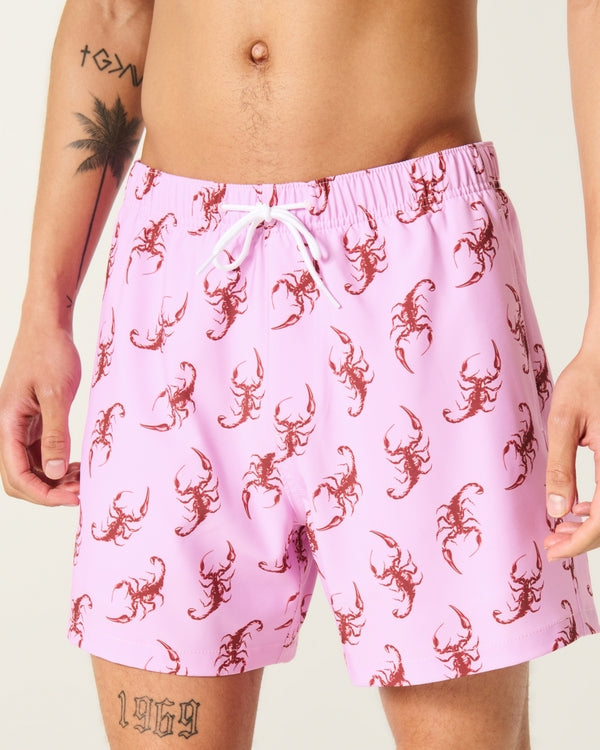 Hollister - Mid-Thigh Volley Swim Trunks