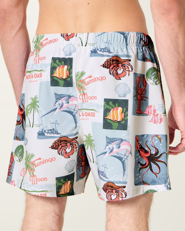 Hollister - Mid-Thigh Volley Swim Trunks