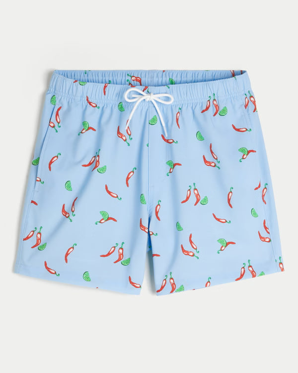 Hollister - Mid-Thigh Volley Swim Trunks