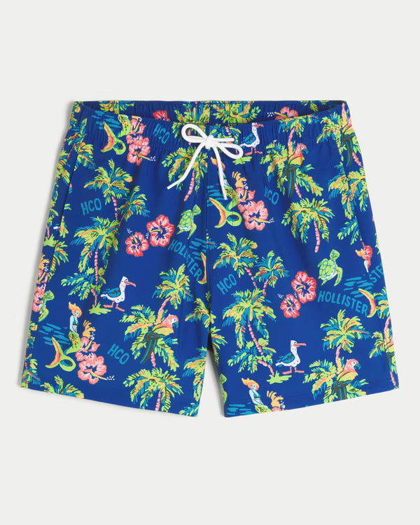 Hollister - Mid-Thigh Volley Swim Trunks