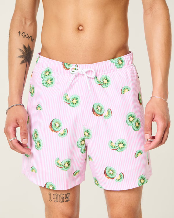 Hollister - Mid-Thigh Volley Swim Trunks