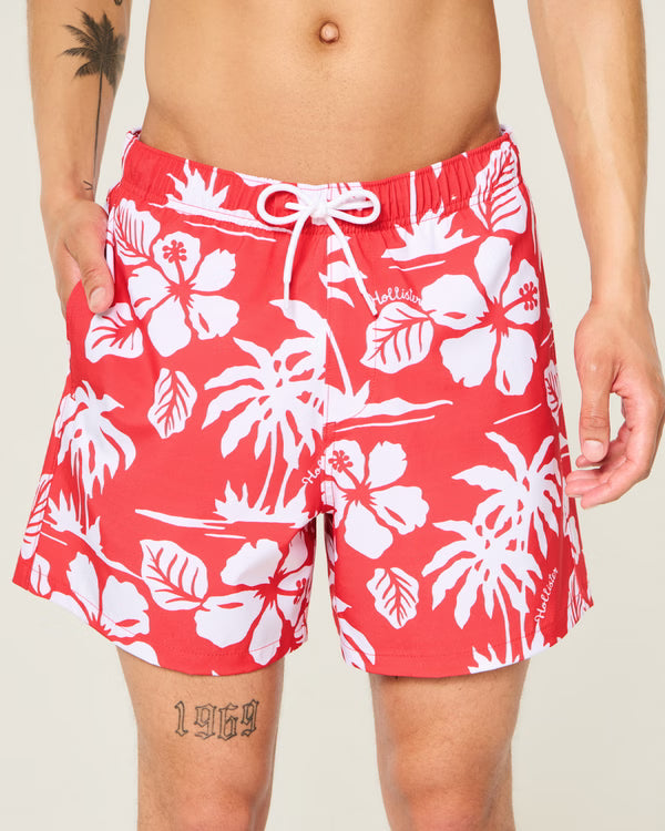Hollister - Mid-Thigh Volley Swim Trunks