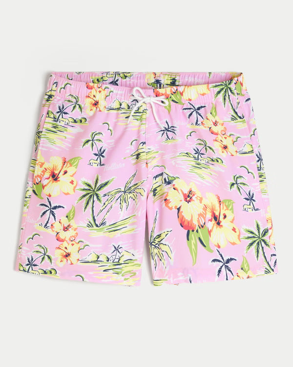 Hollister - Mid-Thigh Volley Swim Trunks
