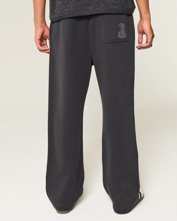 Hollister - Print Logo Graphic Baggy Sweatpants
