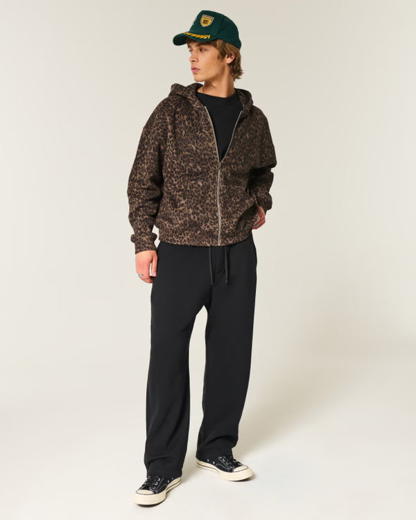 Hollister - Print Logo Graphic Baggy Sweatpants