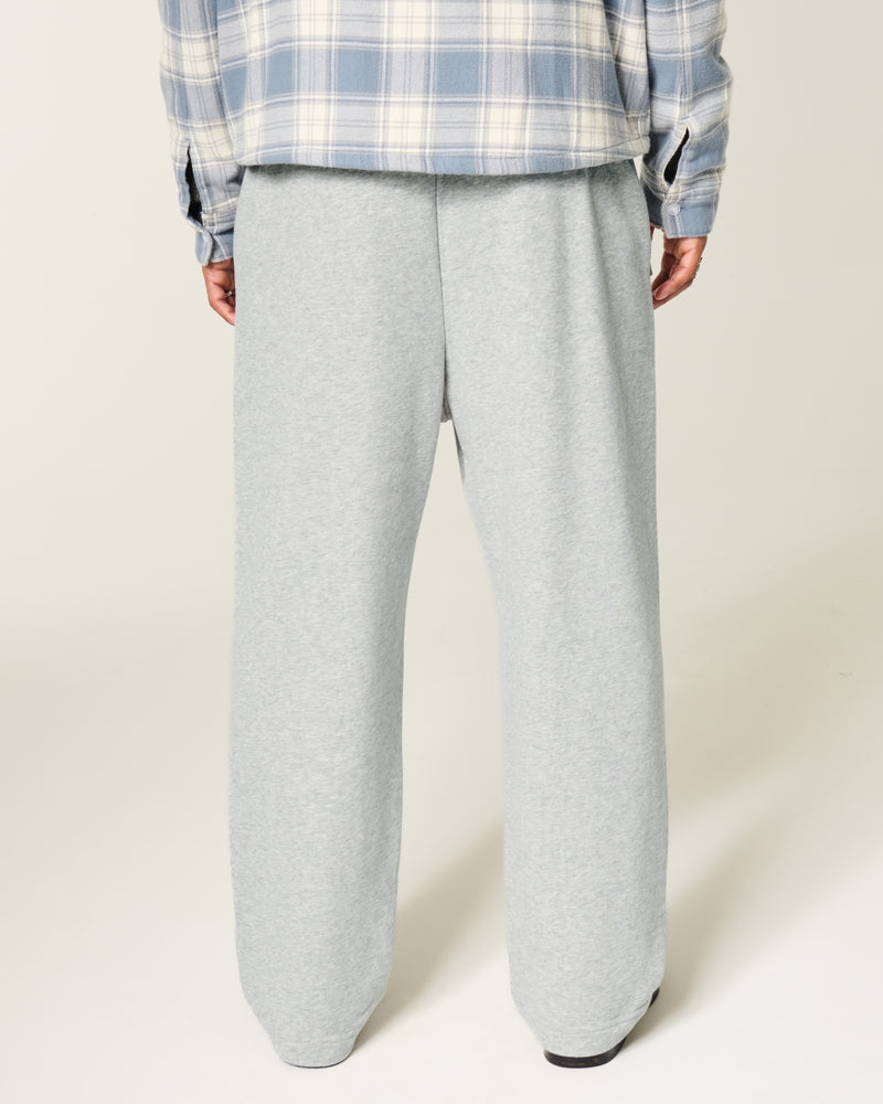 Hollister - Baggy Terry Logo Graphic Sweatpants