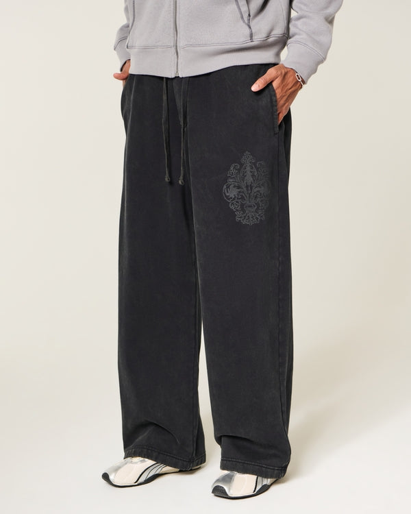 Hollister - Graphic Super Baggy Sweatpants